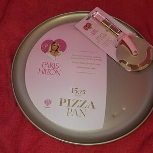 Paris Hilton Pink and Gold Pizza Cutter